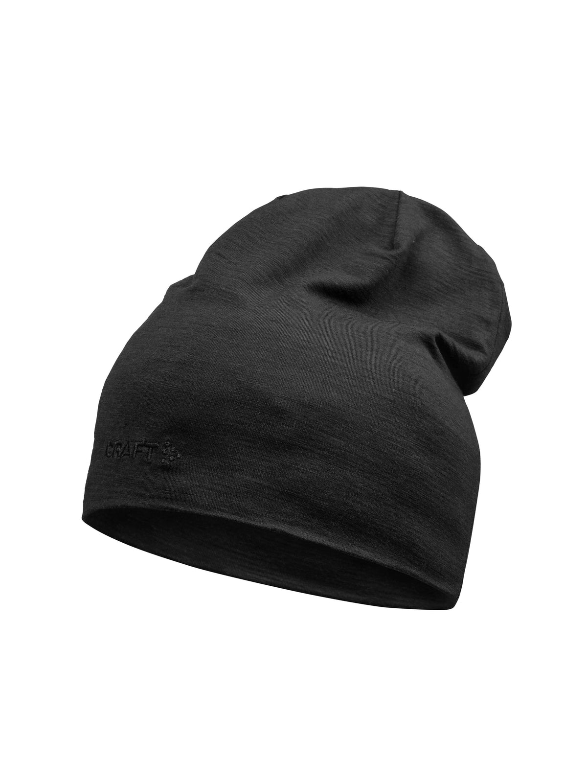 Craft Essence Wool Hat in Schwarz, Vorderansicht
