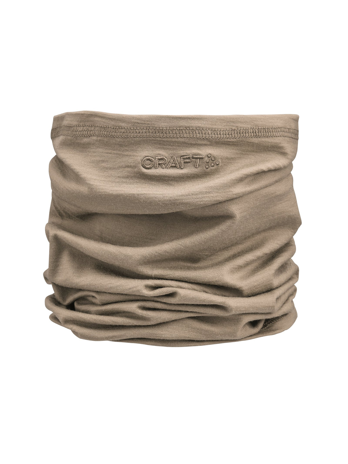 Craft Essence Wool Necktube in Beige, Vorderansicht