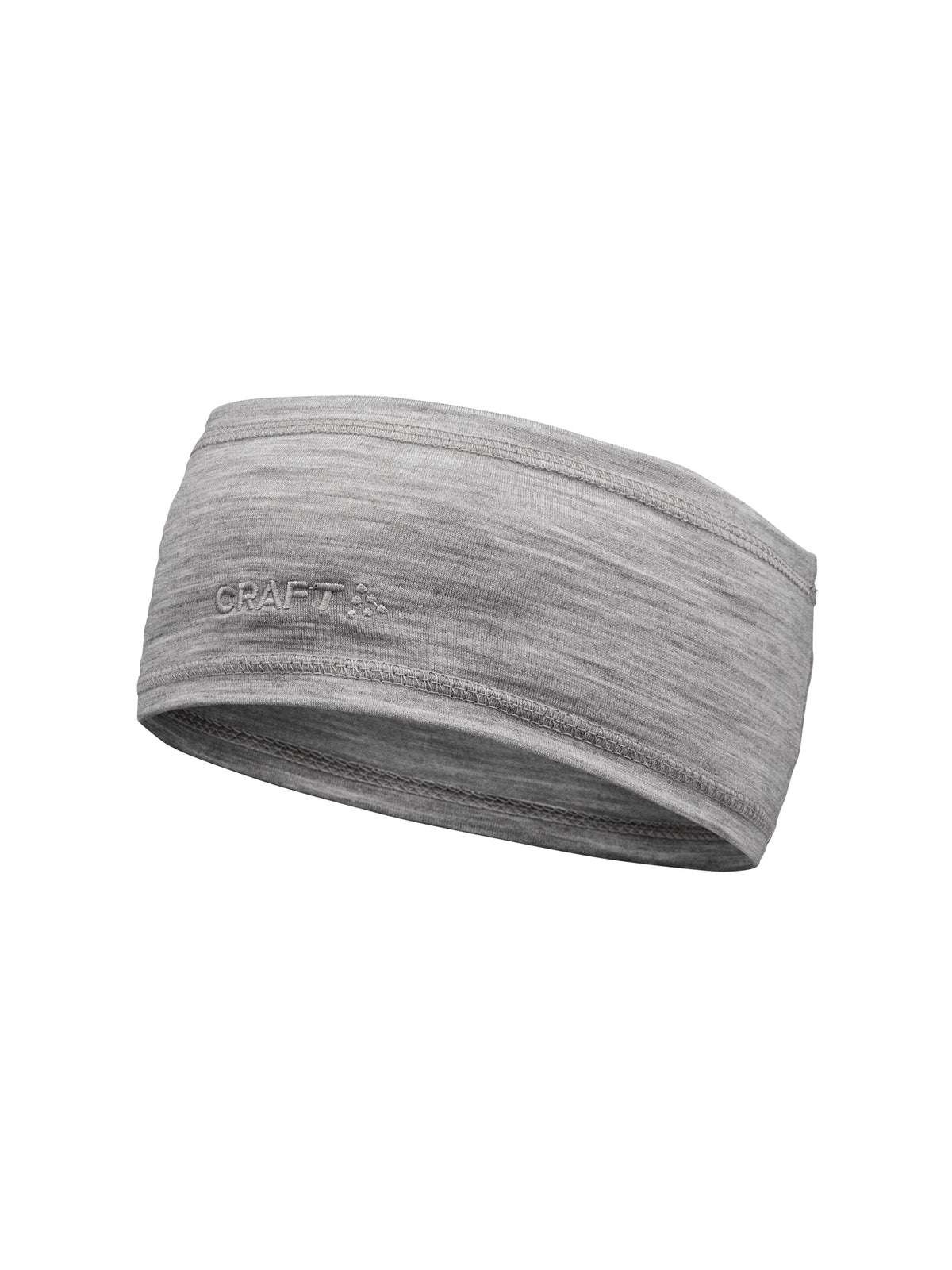 Craft Essence Wool Headband in Grau meliert, Vorderansicht