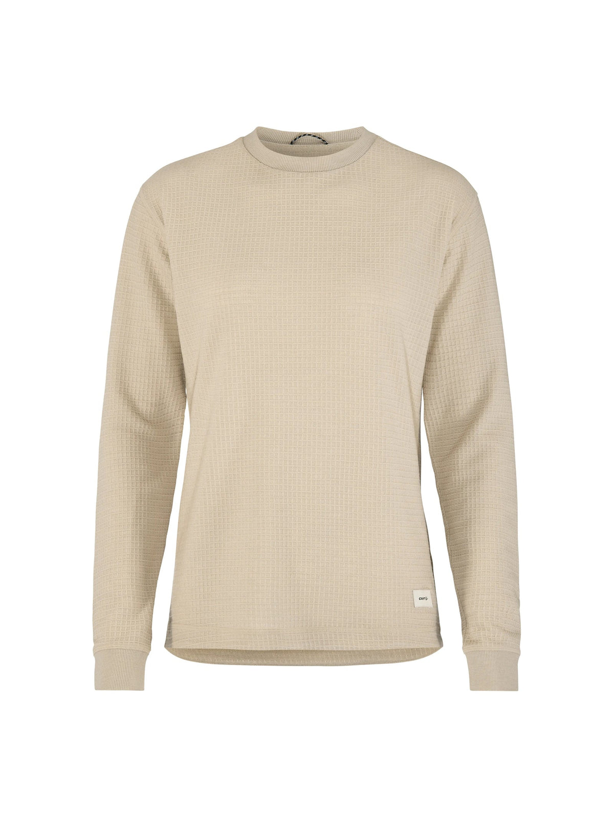 Craft Wool Waffle RN Damen in Sand, Vorderansicht
