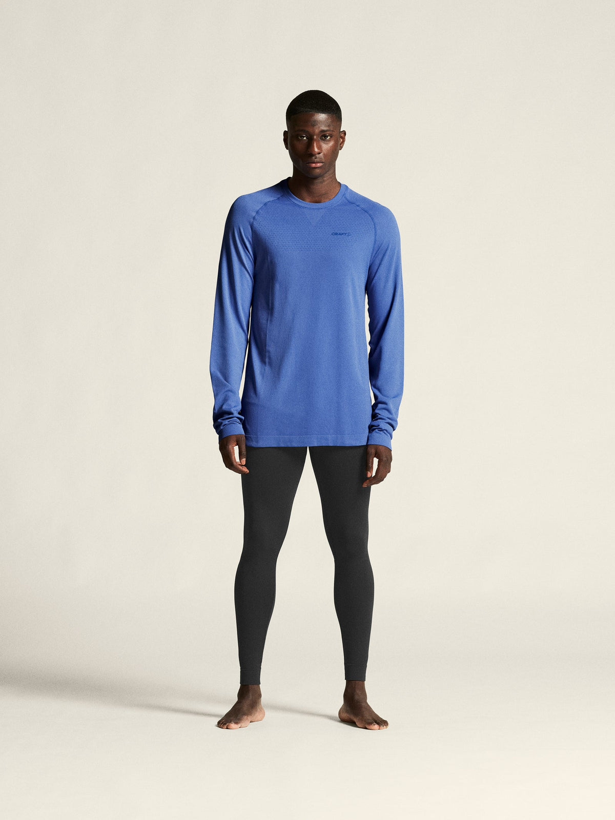 Craft Active Comfort LS 2 Herren in Tintenblau, Detailansicht
