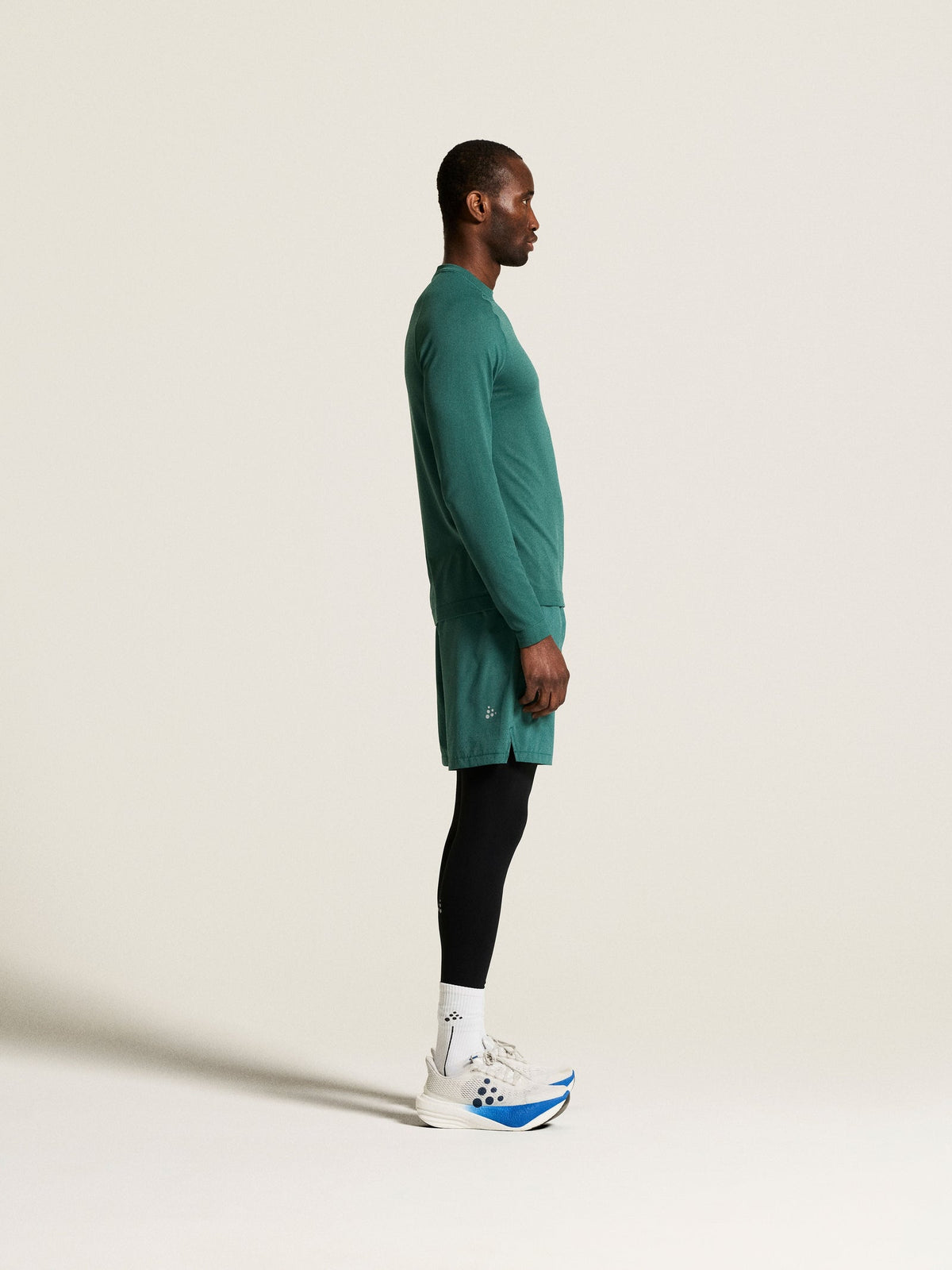 Craft Active Comfort LS 2 Herren in Grün, Detailansicht