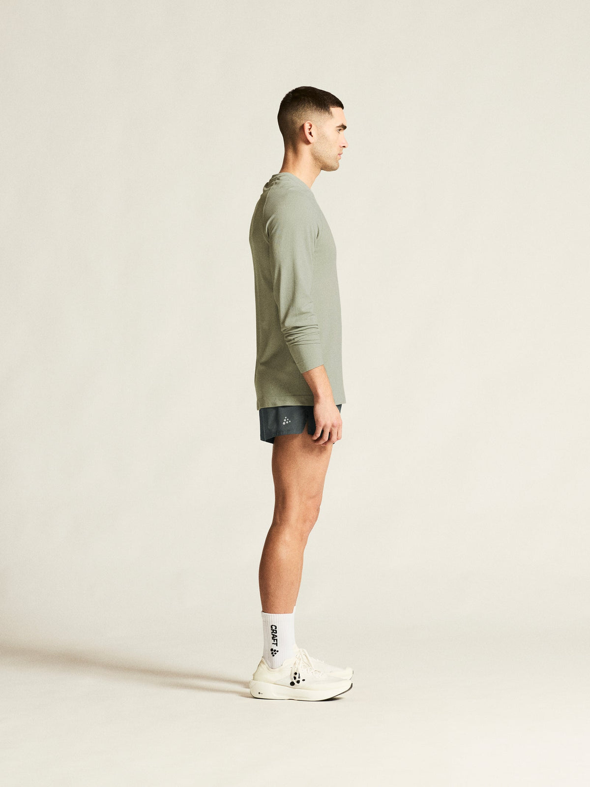 Craft Active Comfort LS 2 Herren in Grau, Detailansicht