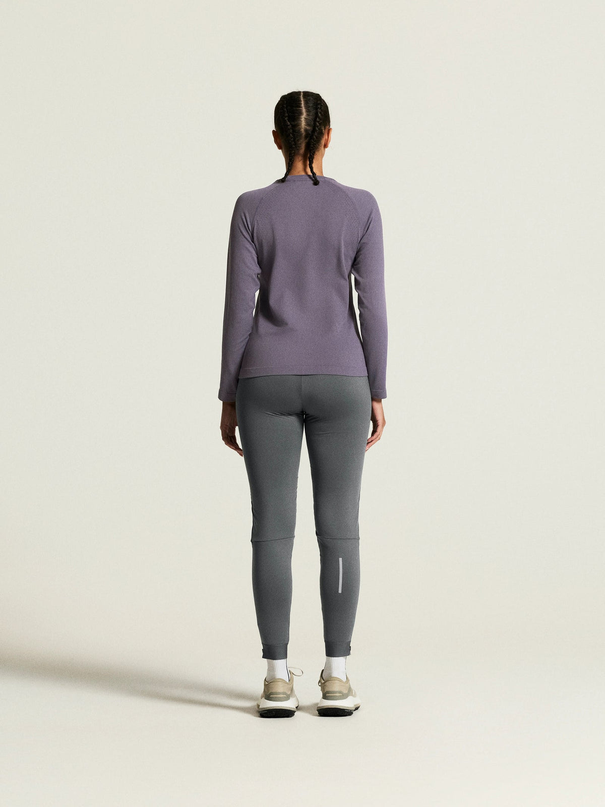 Craft Active Comfort LS 2 Damen in Violett, Rückansicht