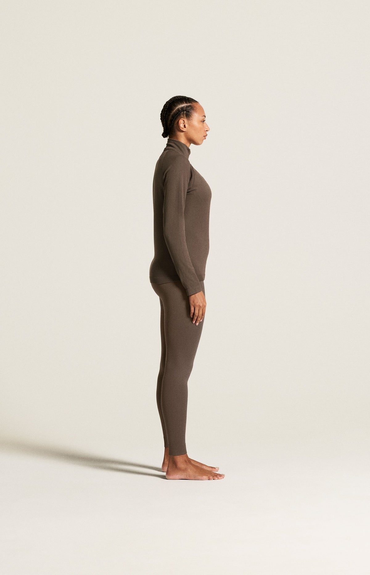 Craft Active Comfort LS HZ 2 Damen in Braun, Detailansicht