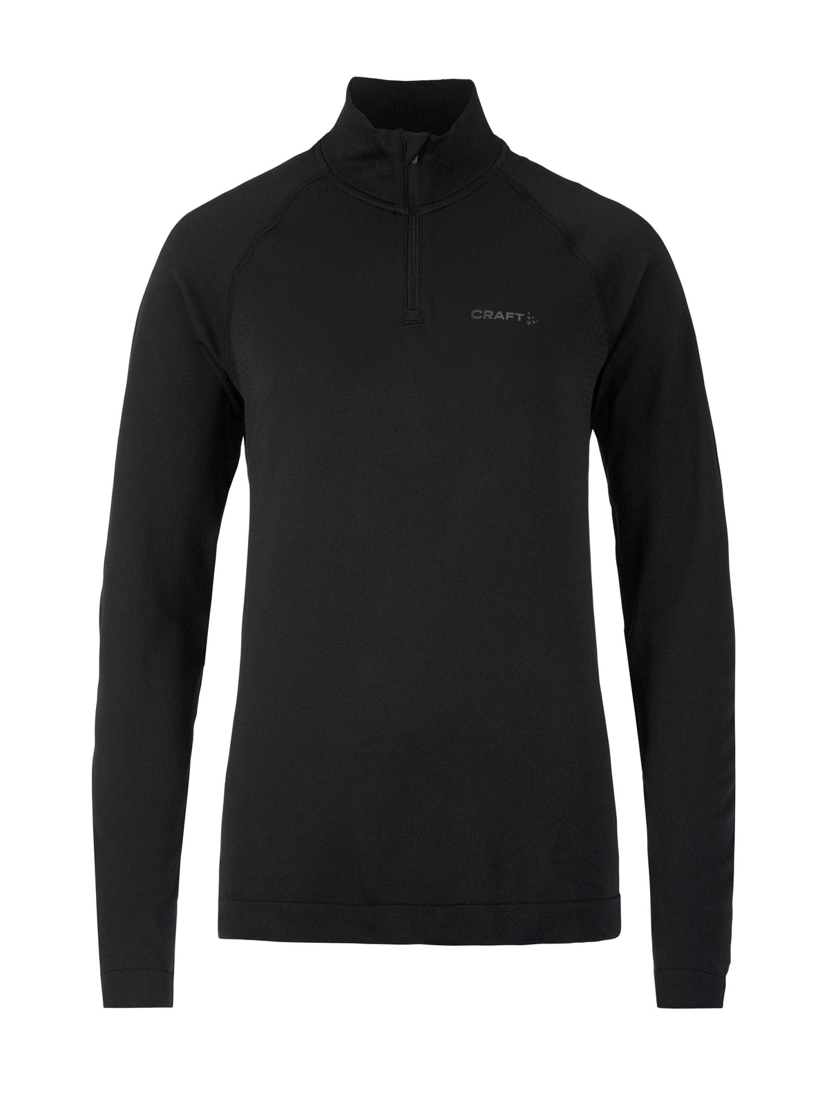 Craft Active Comfort LS HZ 2 Damen in Schwarz, Vorderansicht