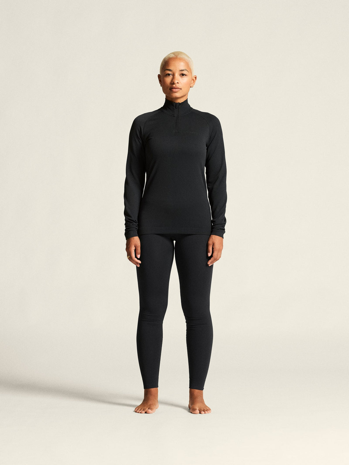Craft Active Comfort LS HZ 2 Damen in Schwarz, Detailansicht