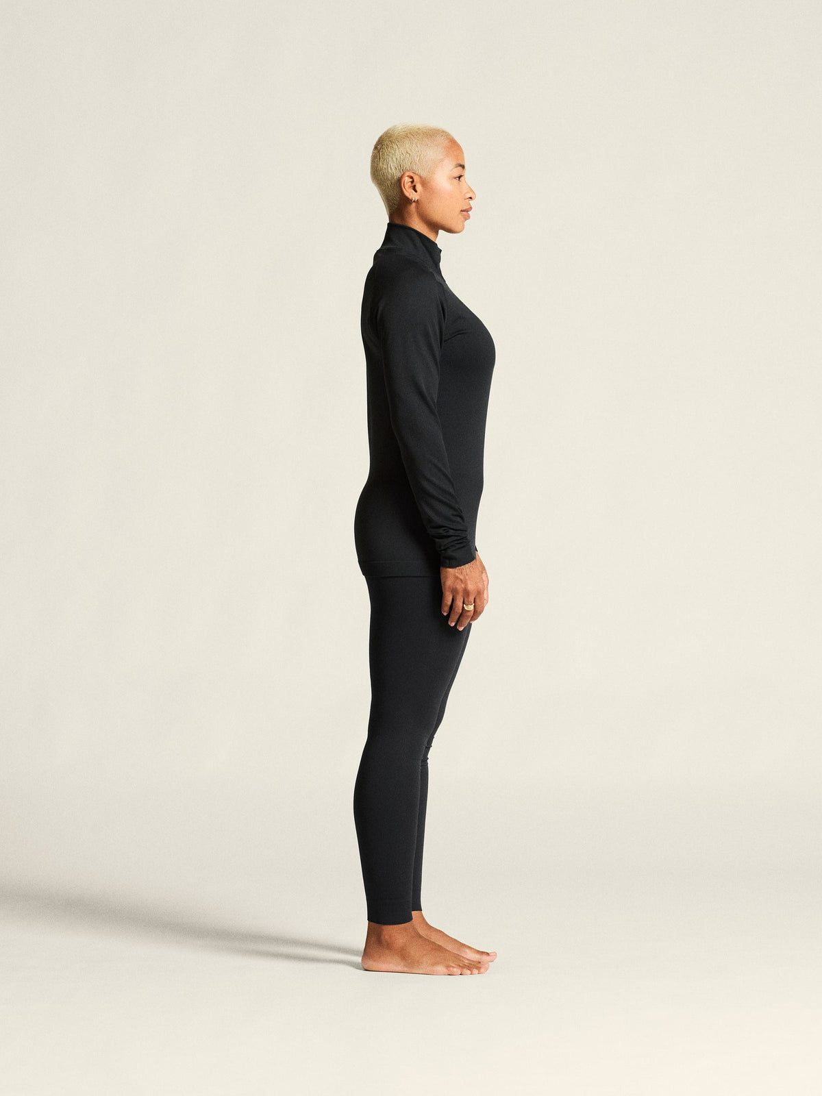 Craft Active Comfort LS HZ 2 Damen in Schwarz, Detailansicht