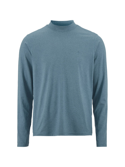 Craft Flow MN LS Herren in Taubenblau meliert, Vorderansicht