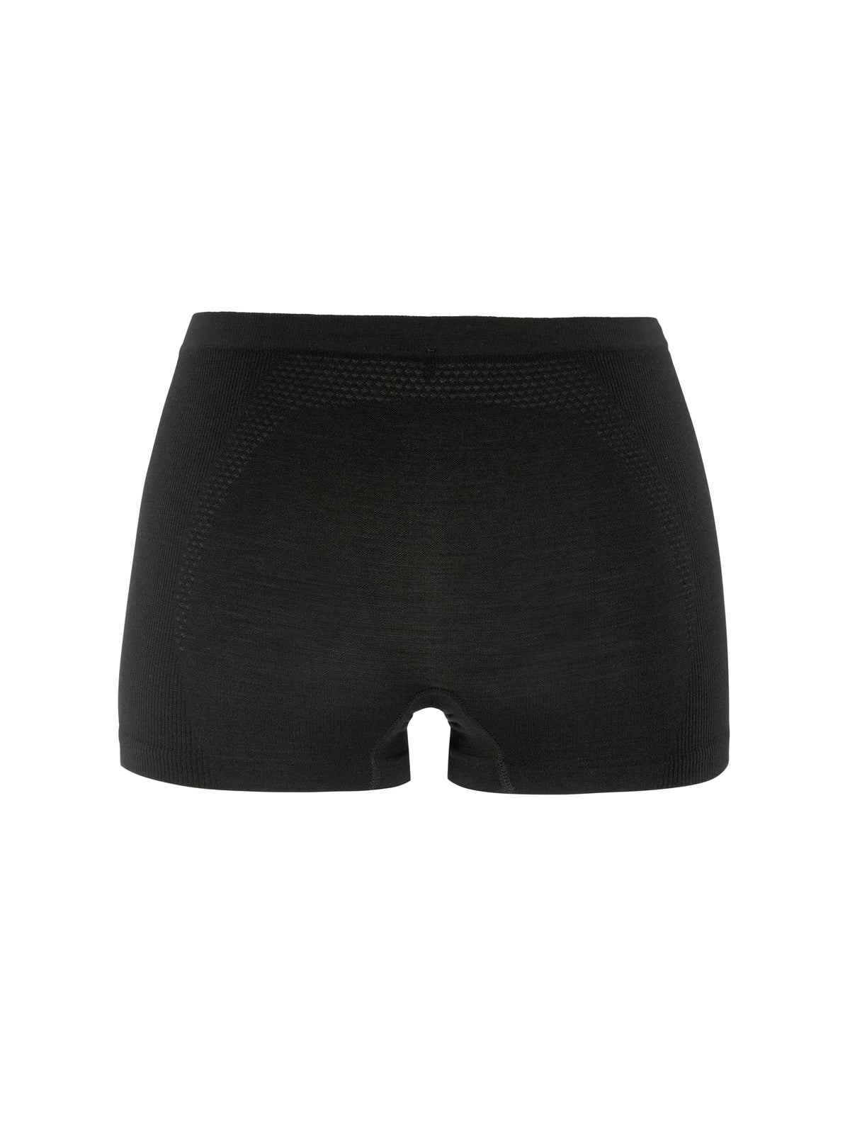 Craft Wool Seamless Boxer Damen in Schwarz, Rückansicht