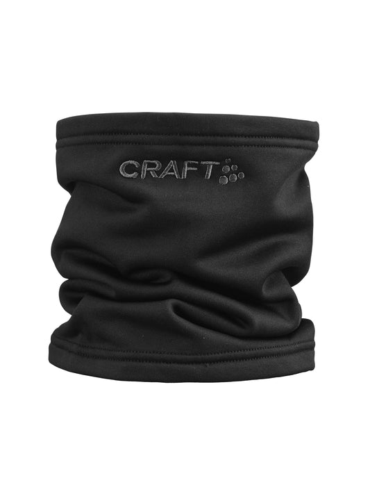 Craft Explore Power Fleece Necktube in Schwarz, Vorderansicht