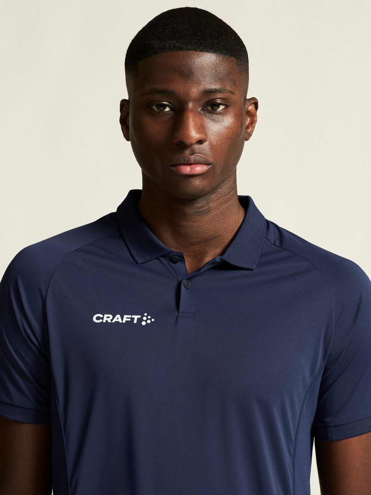 Craft Ability Polo Herren in Navy, Detailansicht