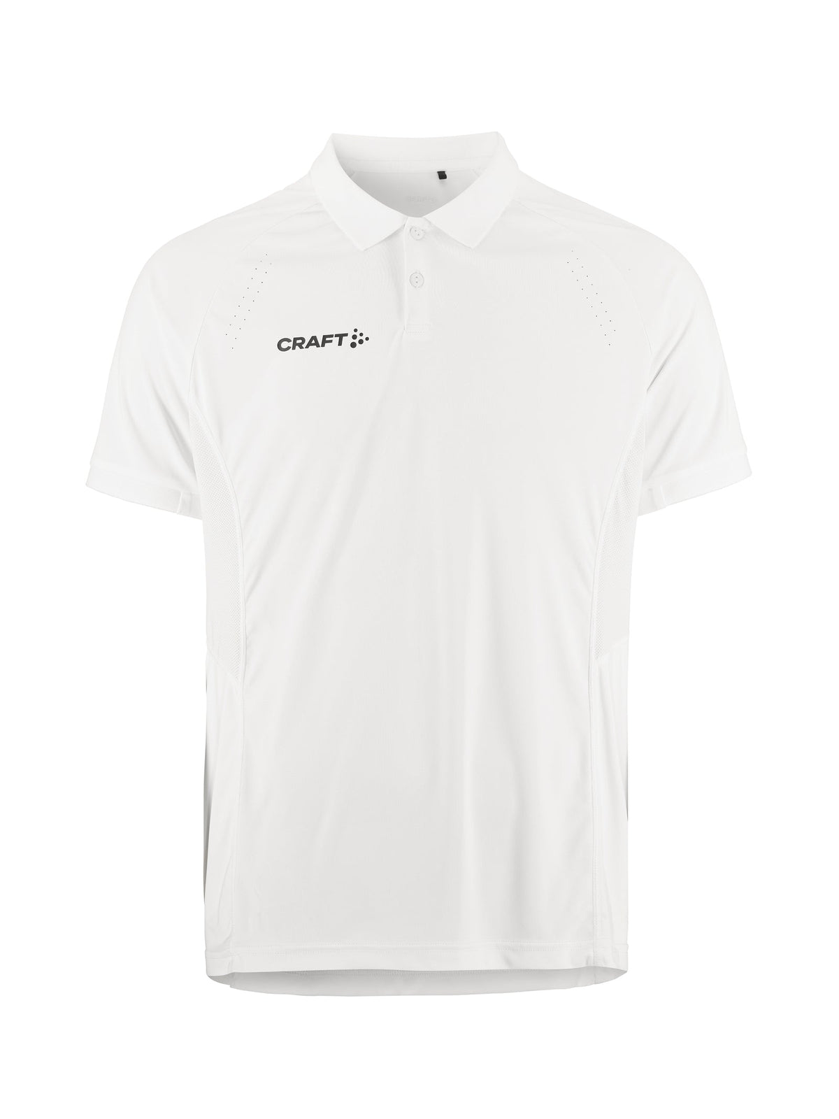 Craft Ability Polo Herren in Weiss, Vorderansicht