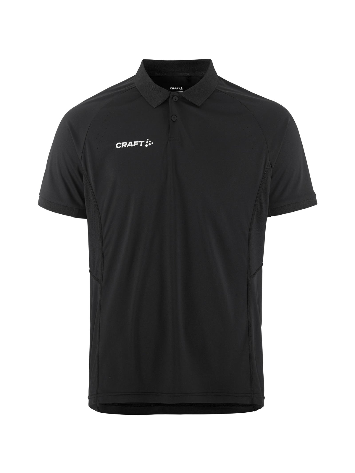 Craft Ability Polo Herren in Schwarz, Vorderansicht