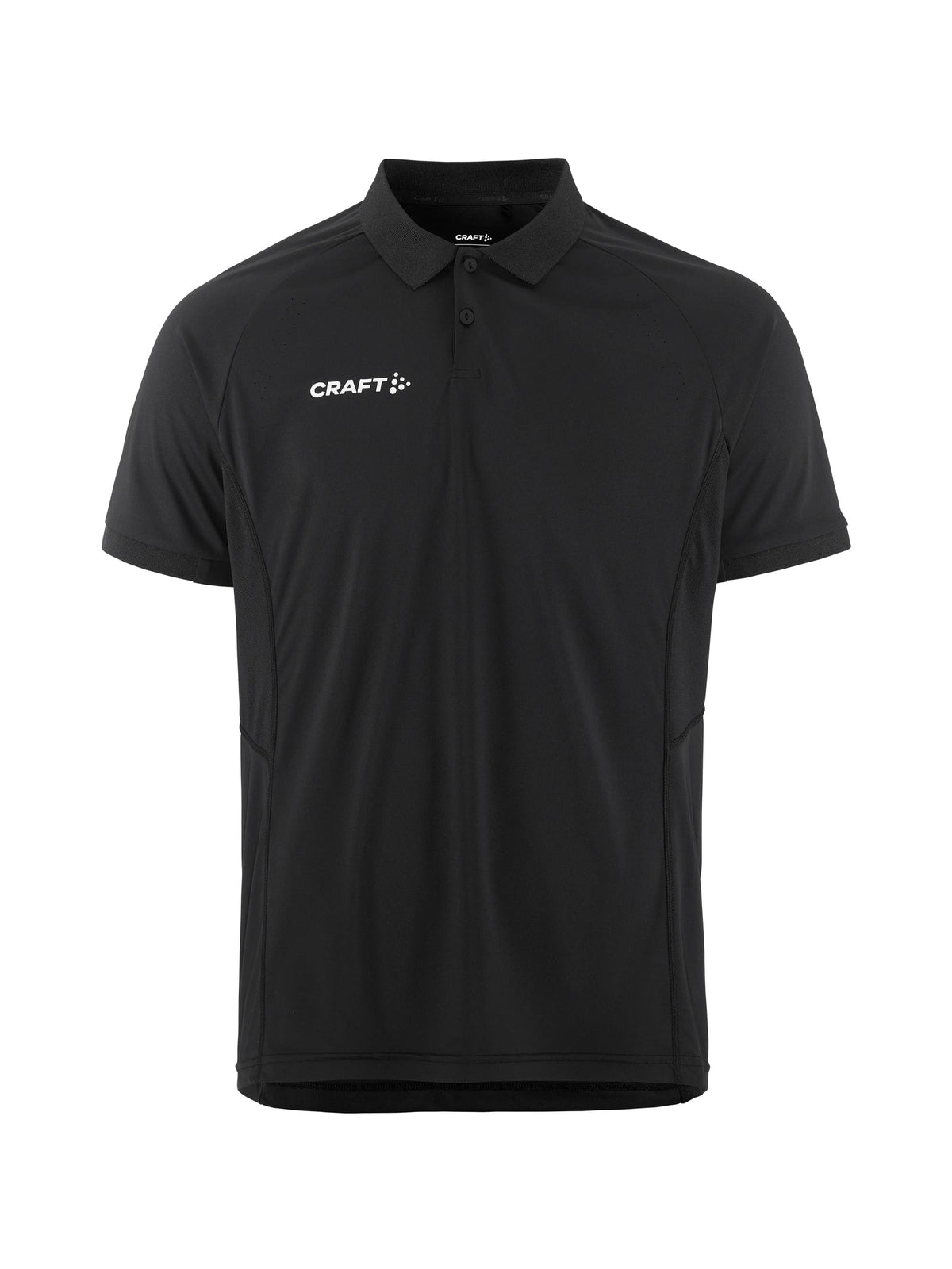 Craft Ability Polo Herren in Schwarz, Vorderansicht