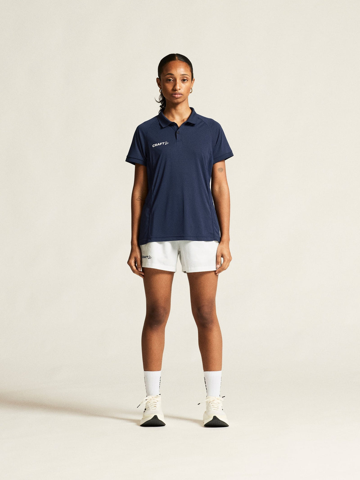 Craft Ability Polo Damen in Navy, Detailansicht