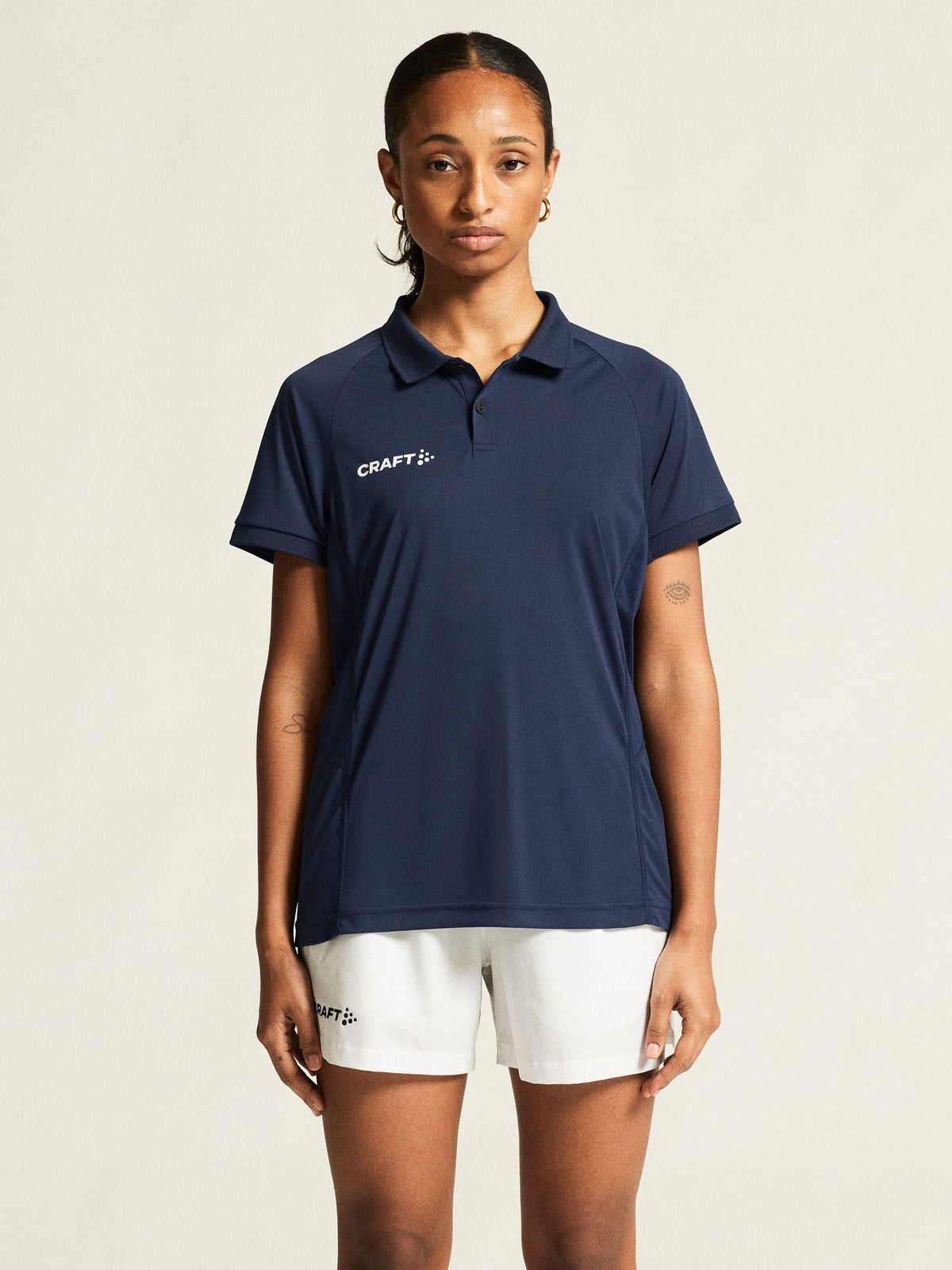 Craft Ability Polo Damen in Navy, Detailansicht