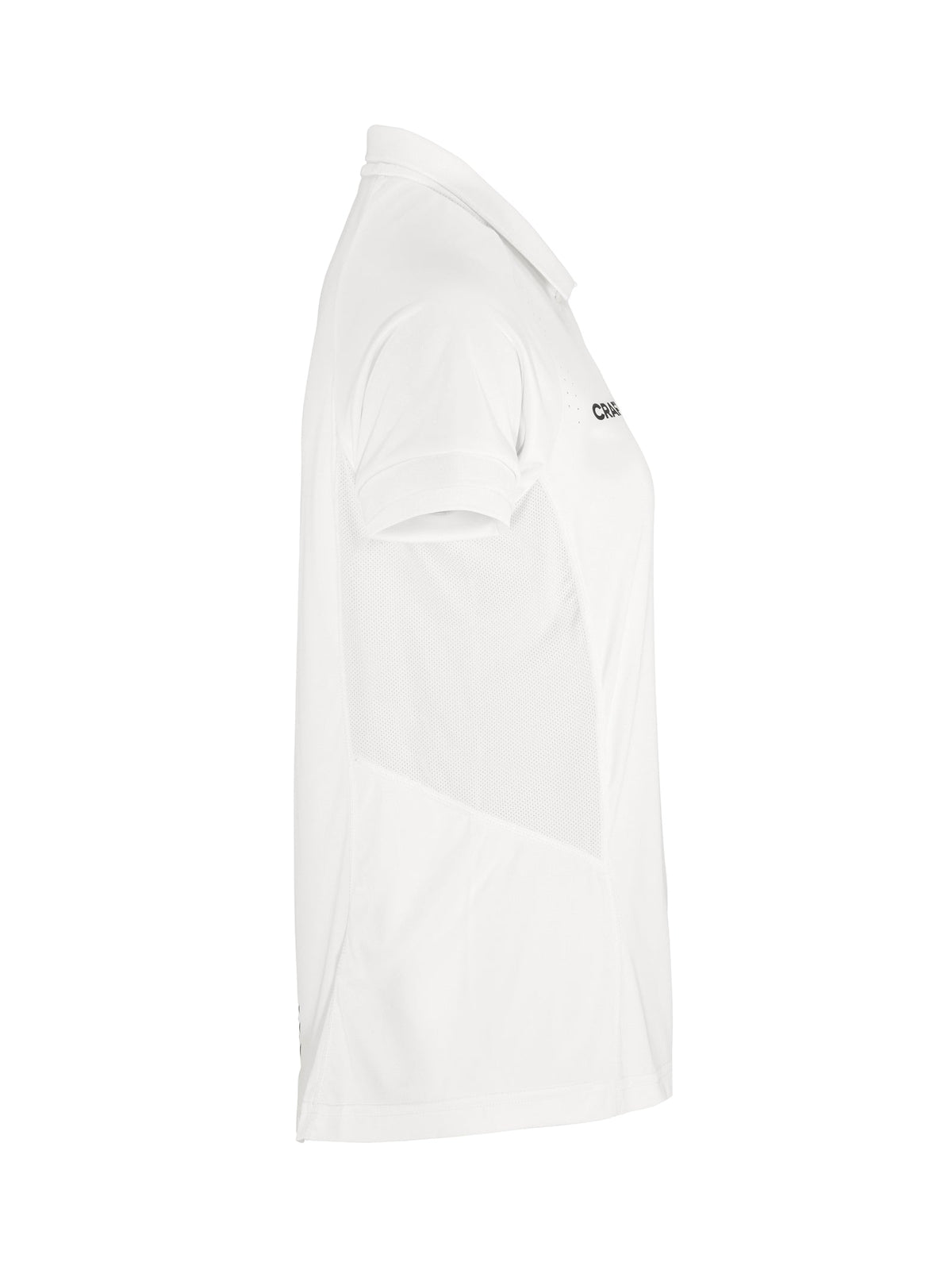 Craft Ability Polo Damen in Weiss, Seitenansicht rechts