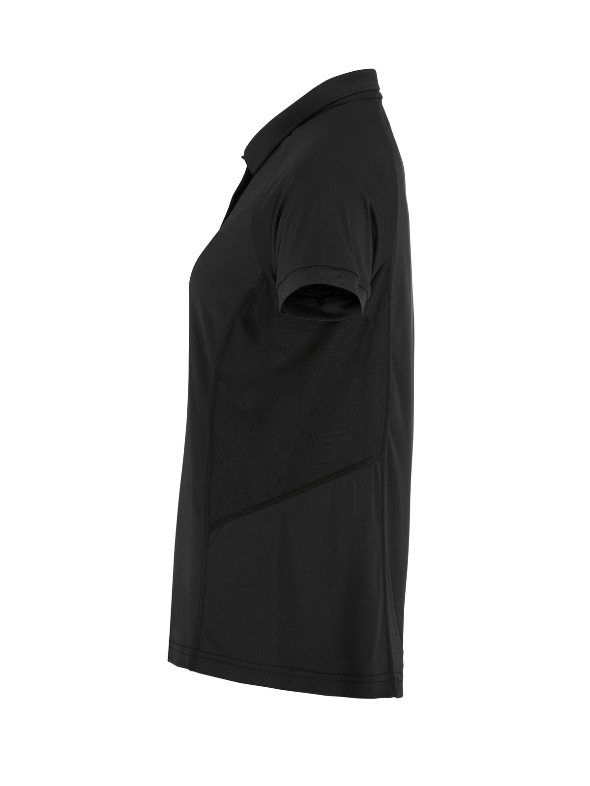 Craft Ability Polo Damen in Schwarz, Seitenansicht links