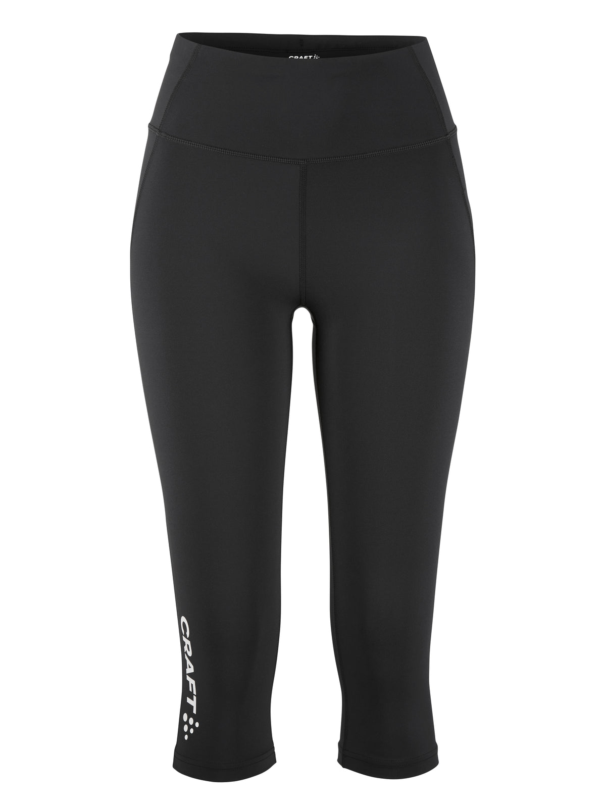 Craft Rush 2.0 Capri Damen in Schwarz, Vorderansicht