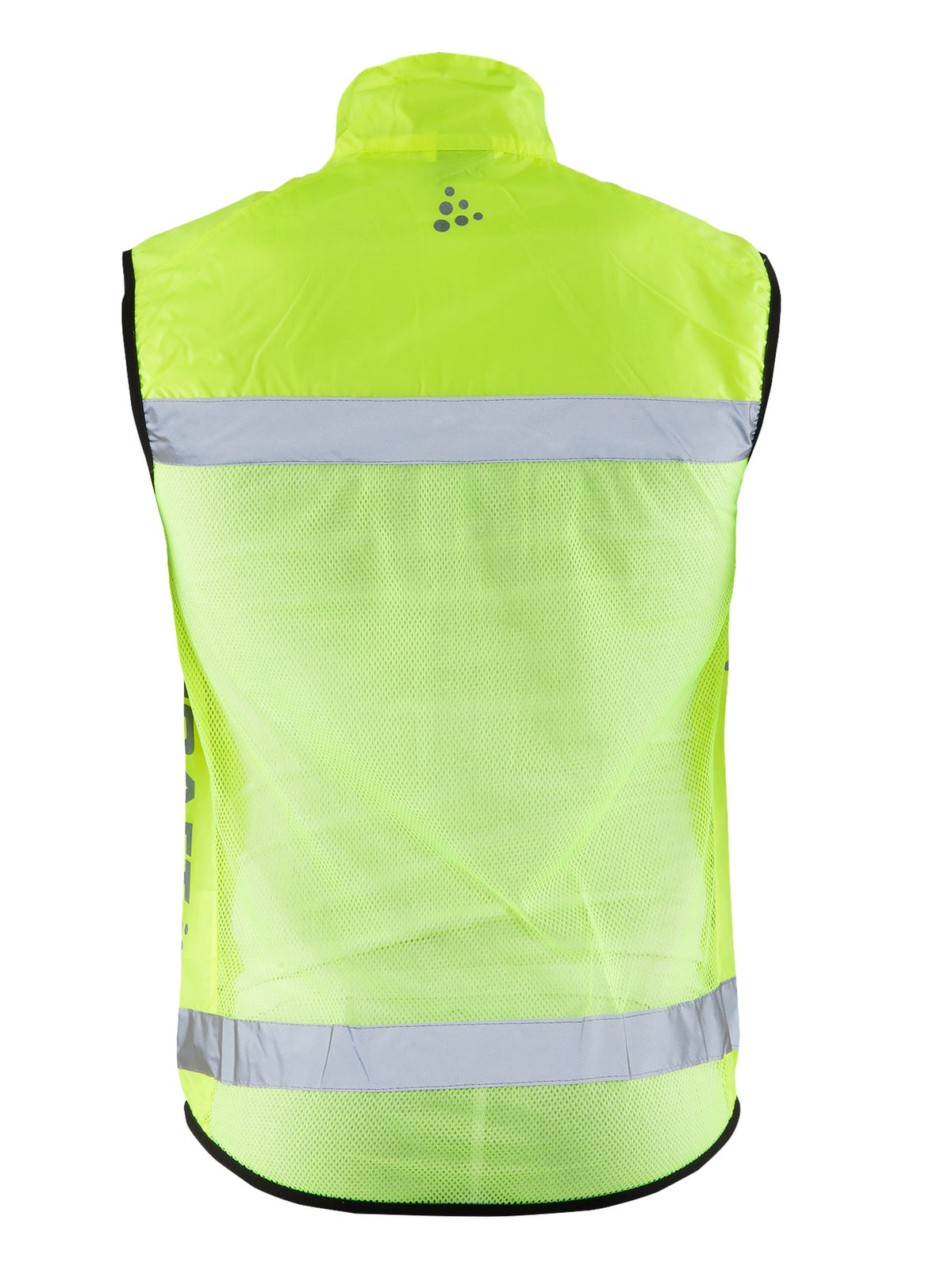Craft ADV Visibility Vest in Neongelb, Rückansicht