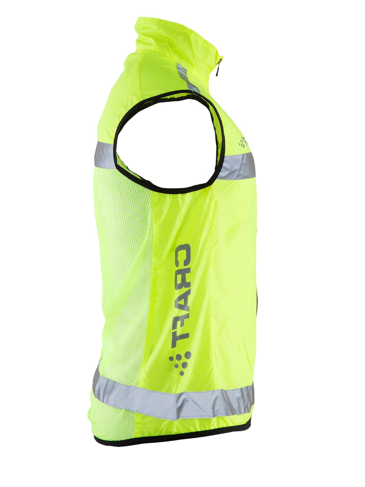 Craft ADV Visibility Vest in Neongelb, Seitenansicht rechts