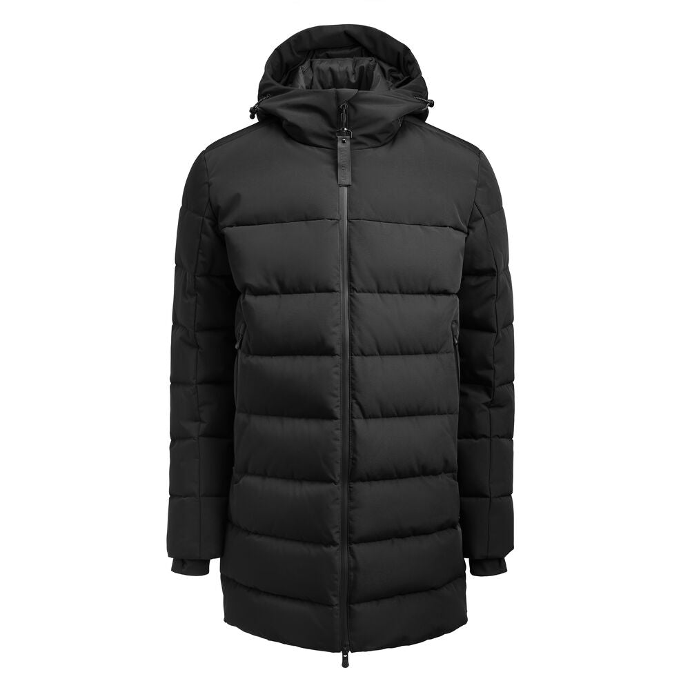 James Harvest Northport Winterjacke Herren Schwarz, Vorderansicht