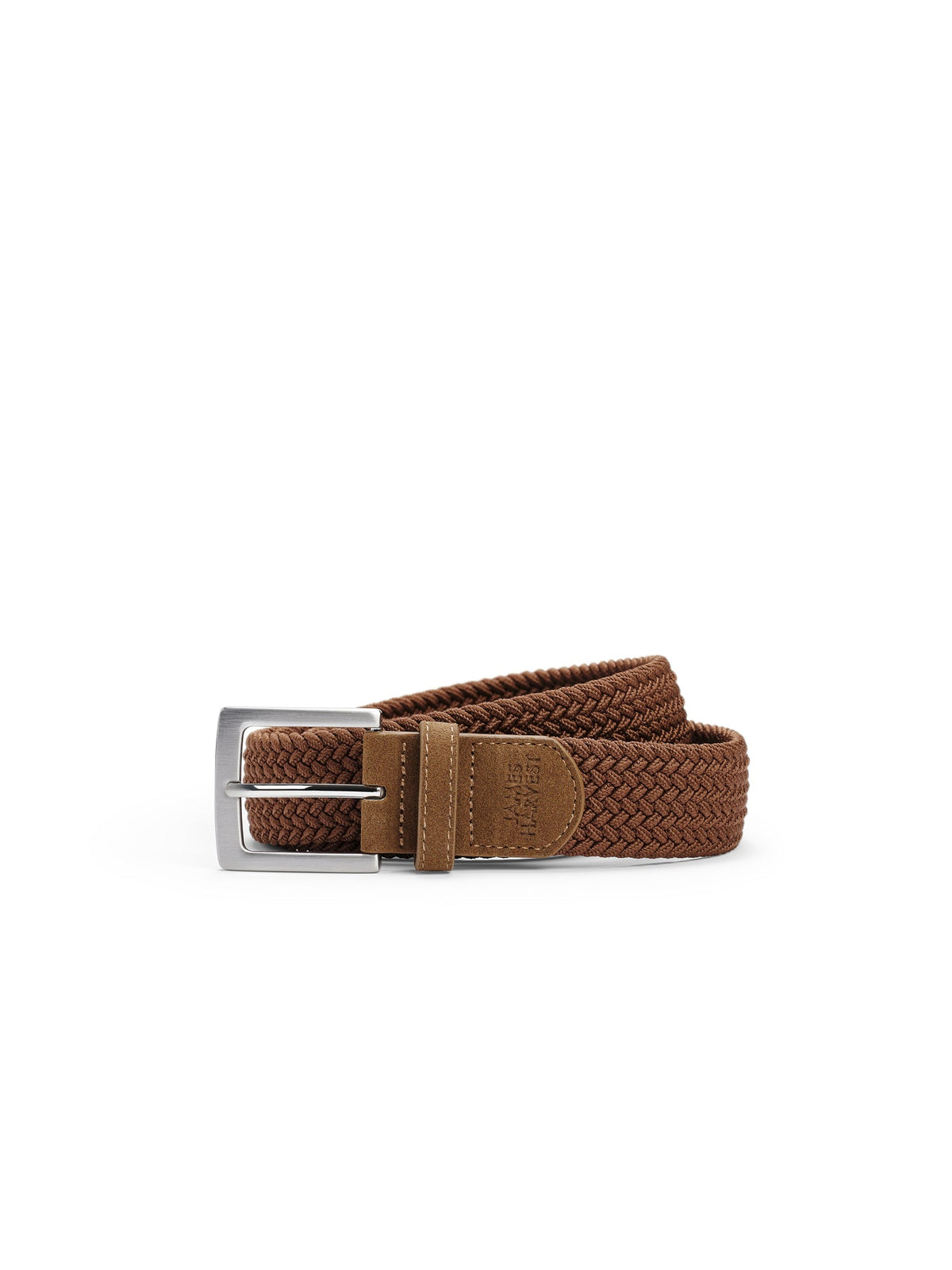 James Harvest Harvest Stretch Belt Braun, Vorderansicht