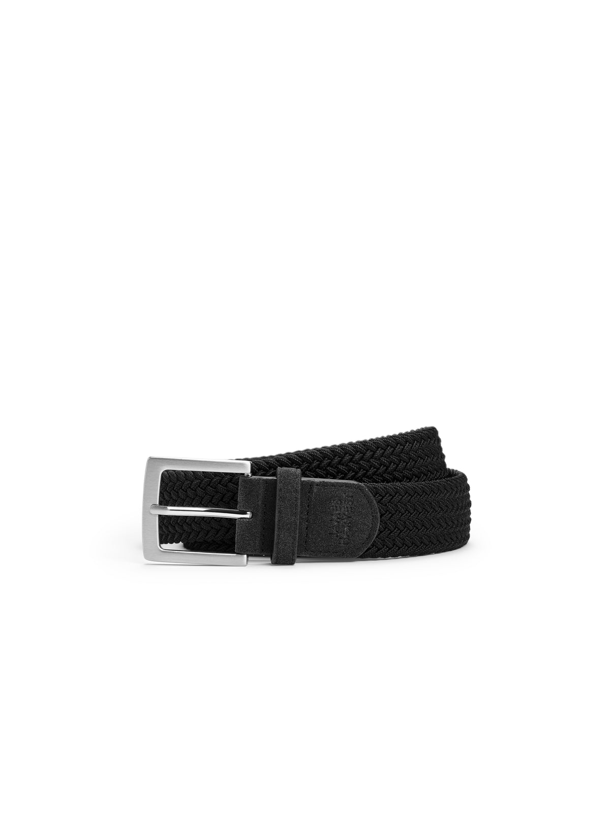 James Harvest Harvest Stretch Belt Schwarz, Vorderansicht