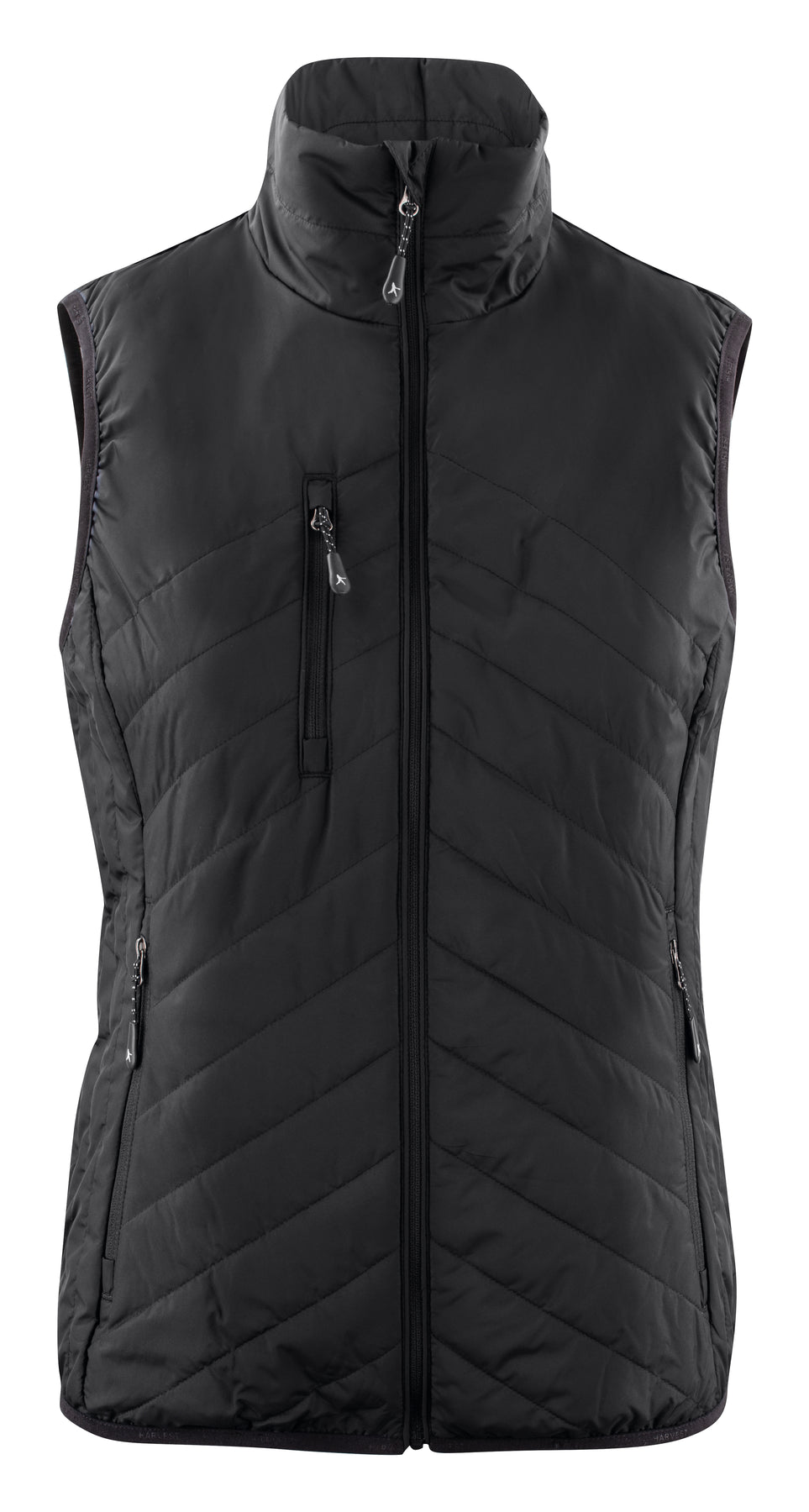 James Harvest Deer Ridge Vest Lady Schwarz, Vorderansicht