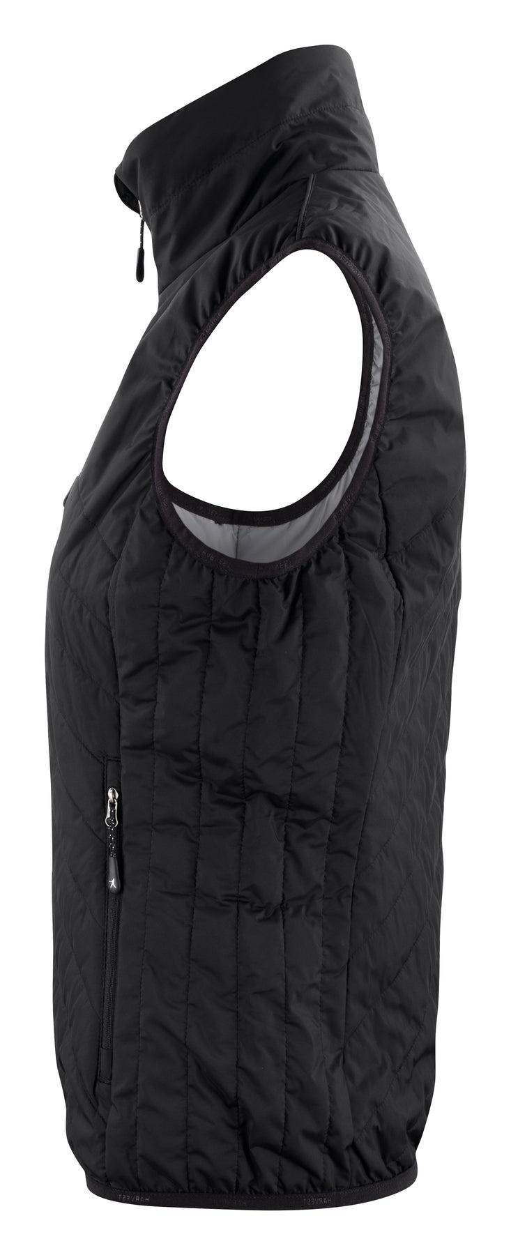 James Harvest Deer Ridge Vest Lady Schwarz, Seitenansicht links