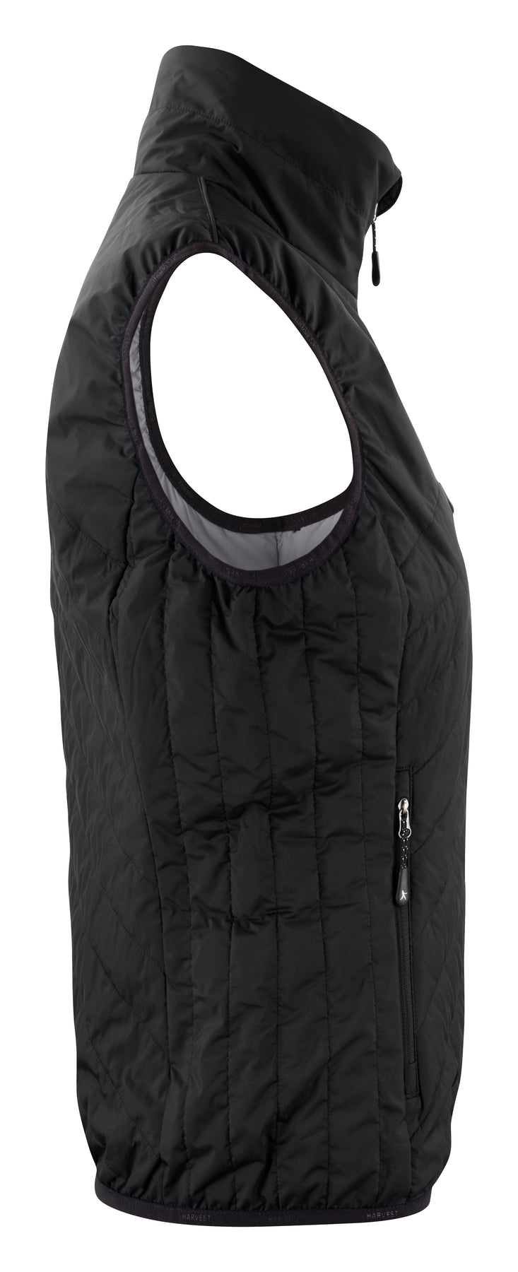 James Harvest Deer Ridge Vest Lady Schwarz, Seitenansicht rechts
