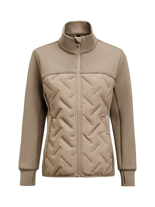James Harvest Montana Hybrid Motion Jacket W Walnuss, Vorderansicht