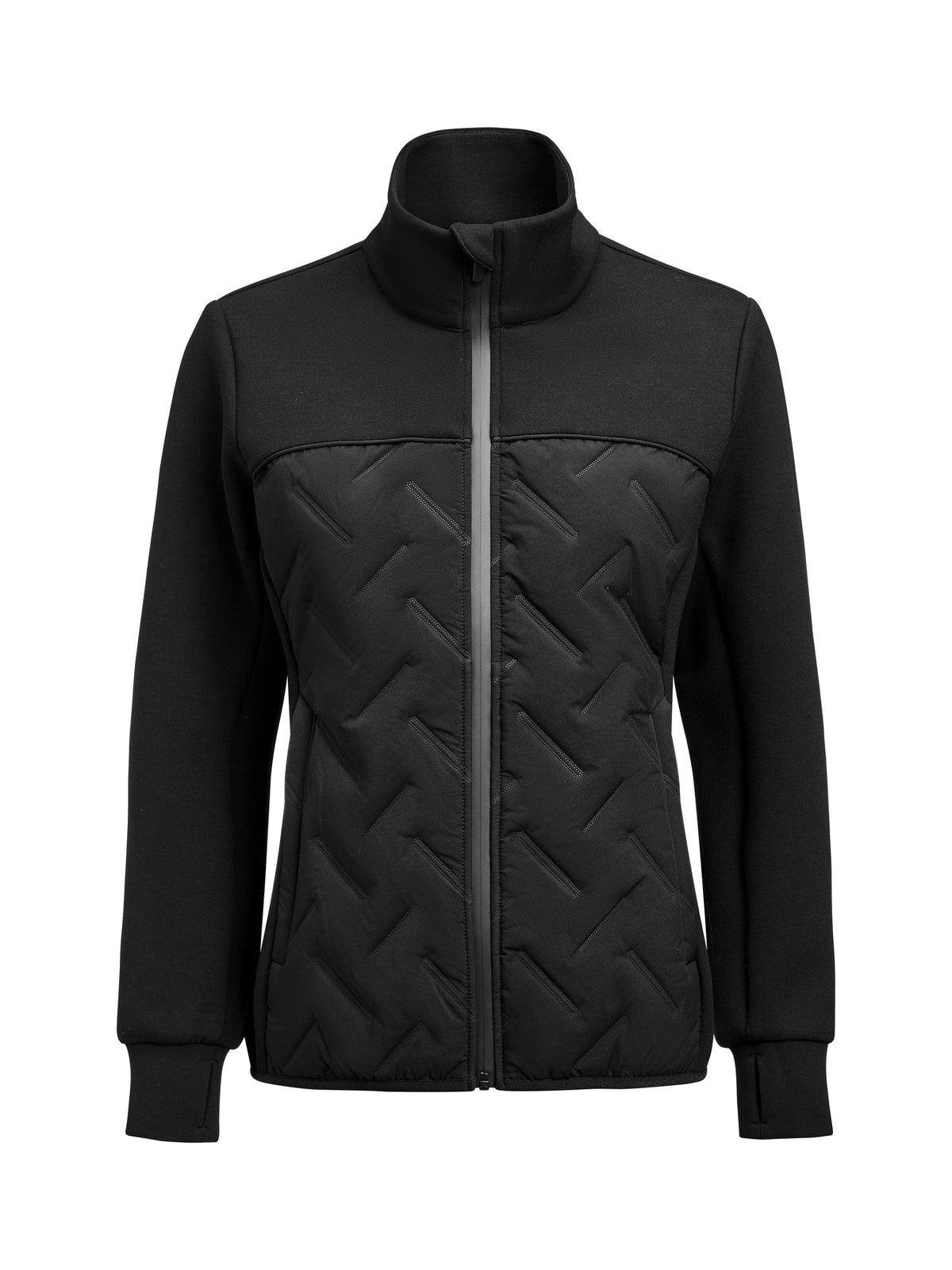 James Harvest Montana Hybrid Motion Jacket W Schwarz, Vorderansicht