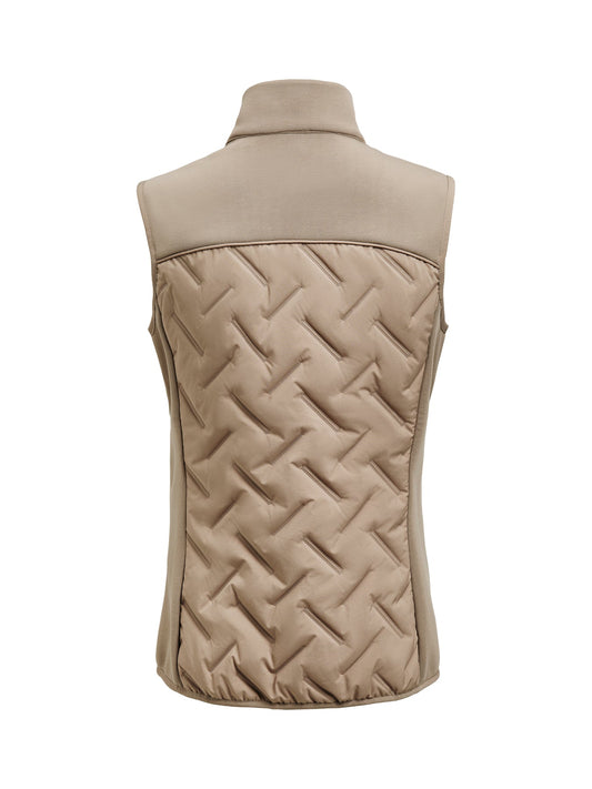 James Harvest Montana Hybrid Motion Vest W Walnuss, Rückansicht
