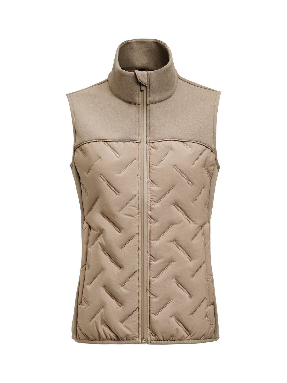 James Harvest Montana Hybrid Motion Vest W Walnuss, Vorderansicht