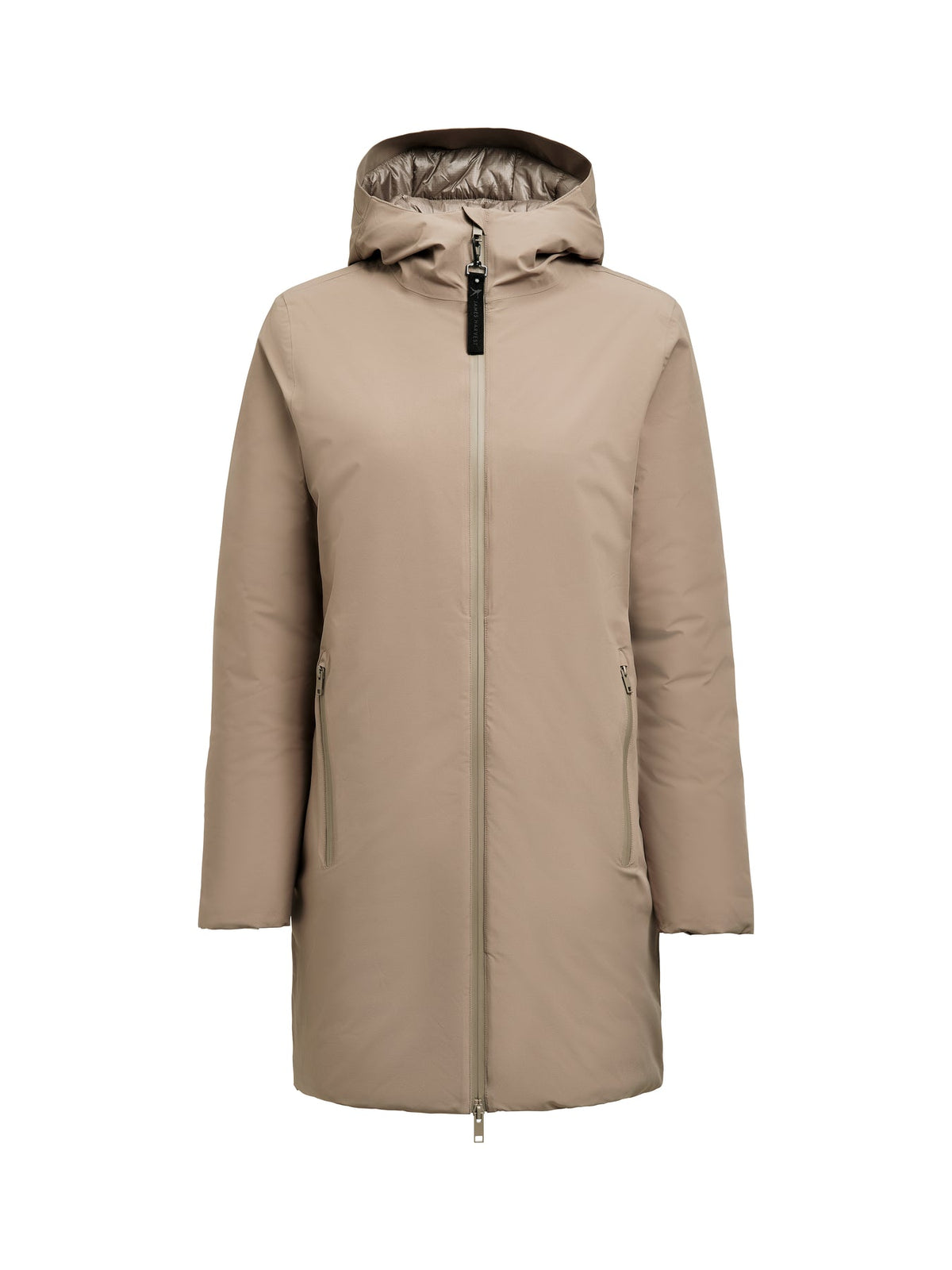 James Harvest Montana Parka W Walnuss, Vorderansicht