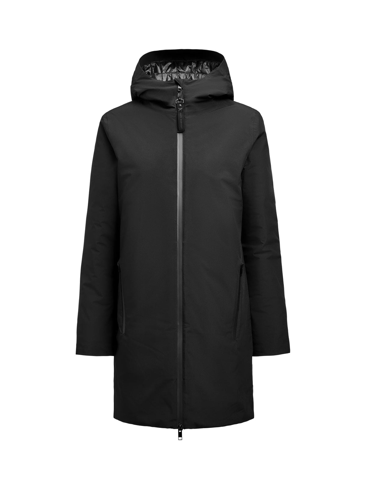 James Harvest Montana Parka W Schwarz, Vorderansicht