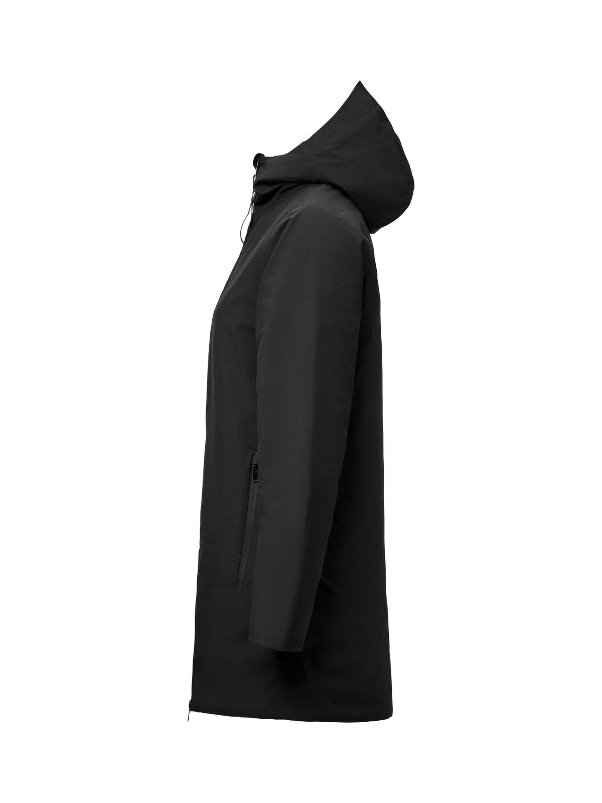 James Harvest Montana Parka W Schwarz, Seitenansicht links
