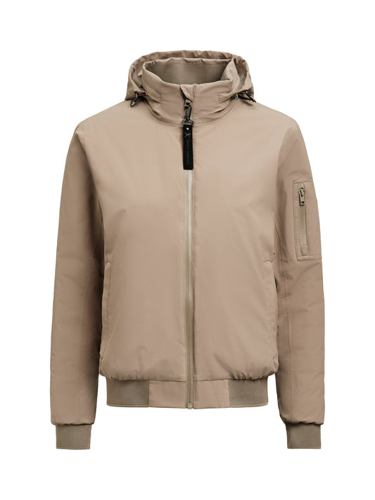 James Harvest Montana Bomberjacket W Walnuss, Vorderansicht