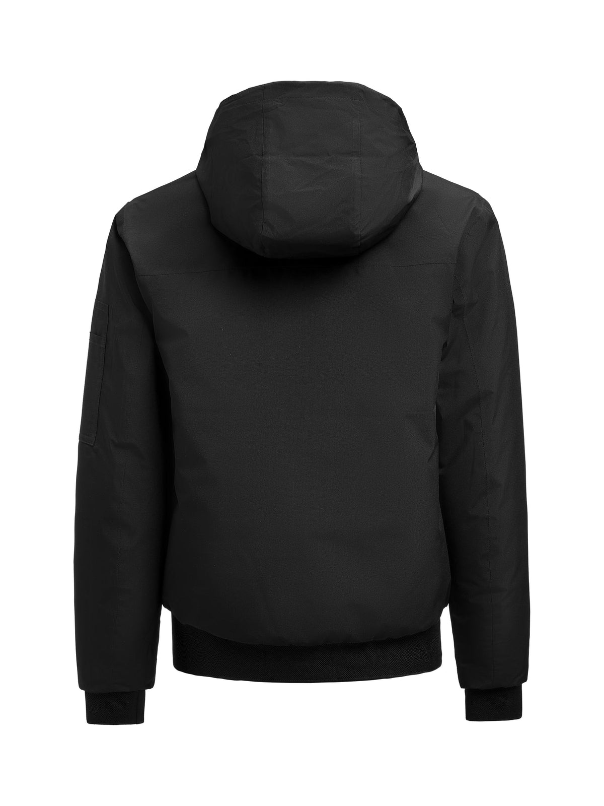 James Harvest Montana Bomberjacket W Schwarz, Rückansicht