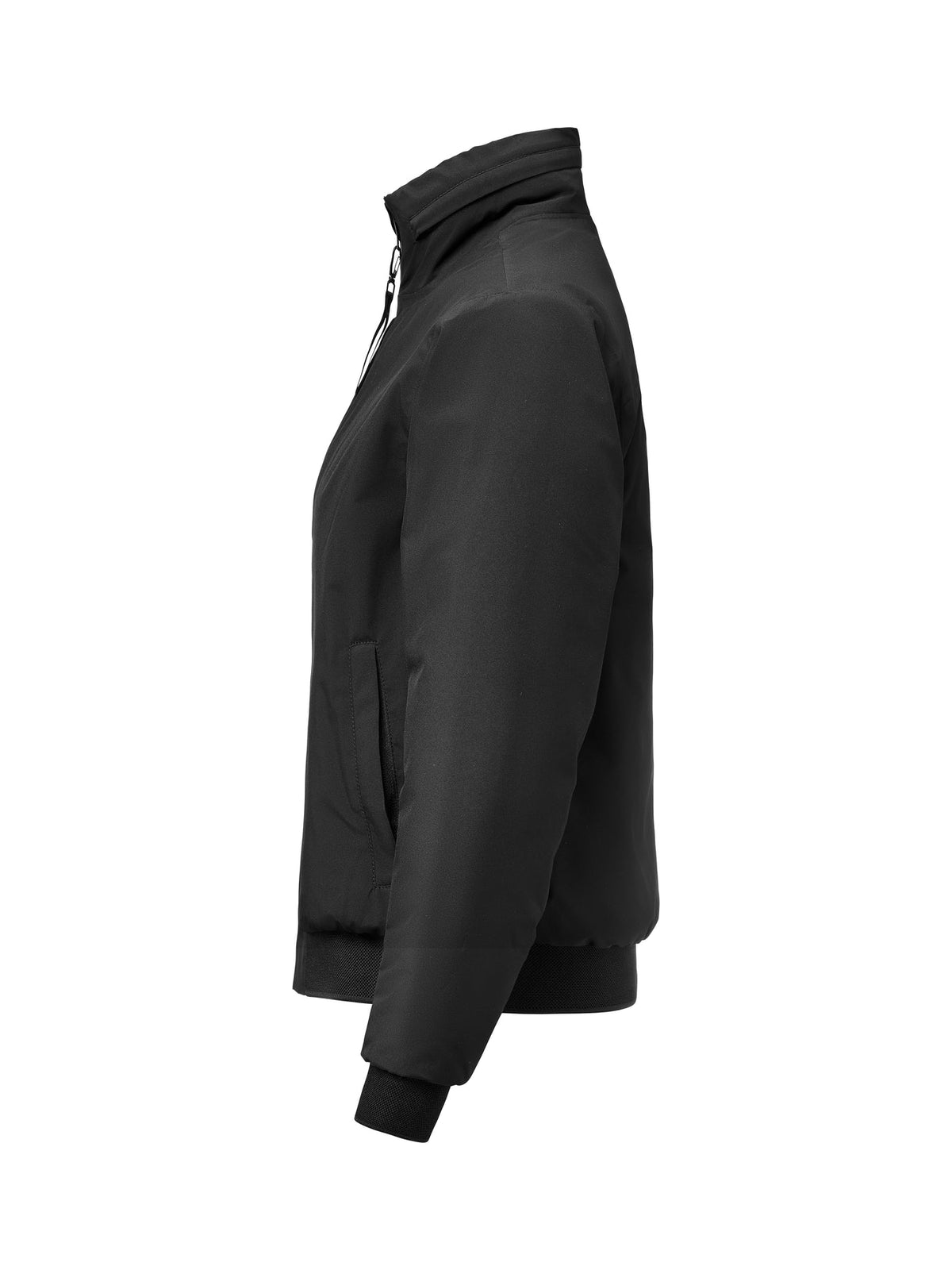 James Harvest Montana Bomberjacket W Schwarz, Seitenansicht links