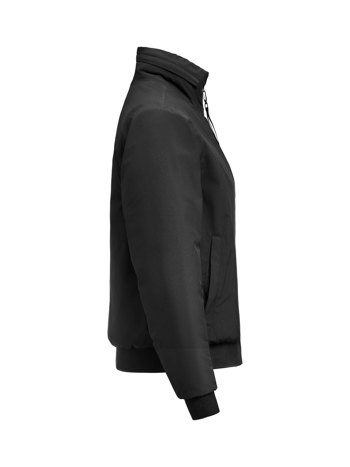 James Harvest Montana Bomberjacket W Schwarz, Seitenansicht rechts