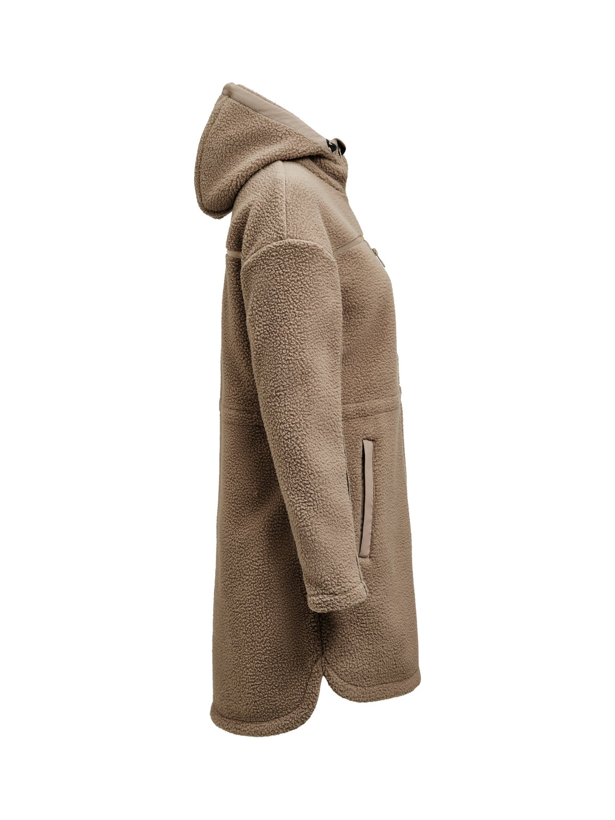 James Harvest Montana Pile Fleece W Walnuss, Seitenansicht rechts