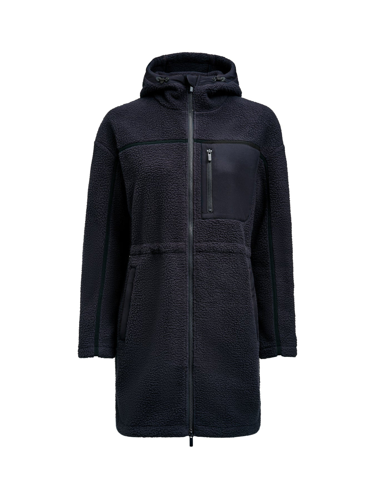 James Harvest Montana Pile Fleece W Marine, Vorderansicht