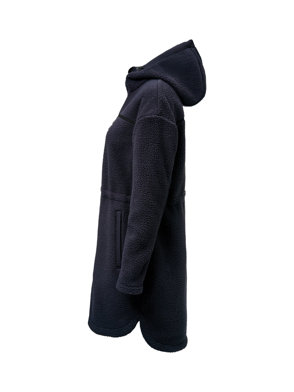 James Harvest Montana Pile Fleece W Marine, Seitenansicht links