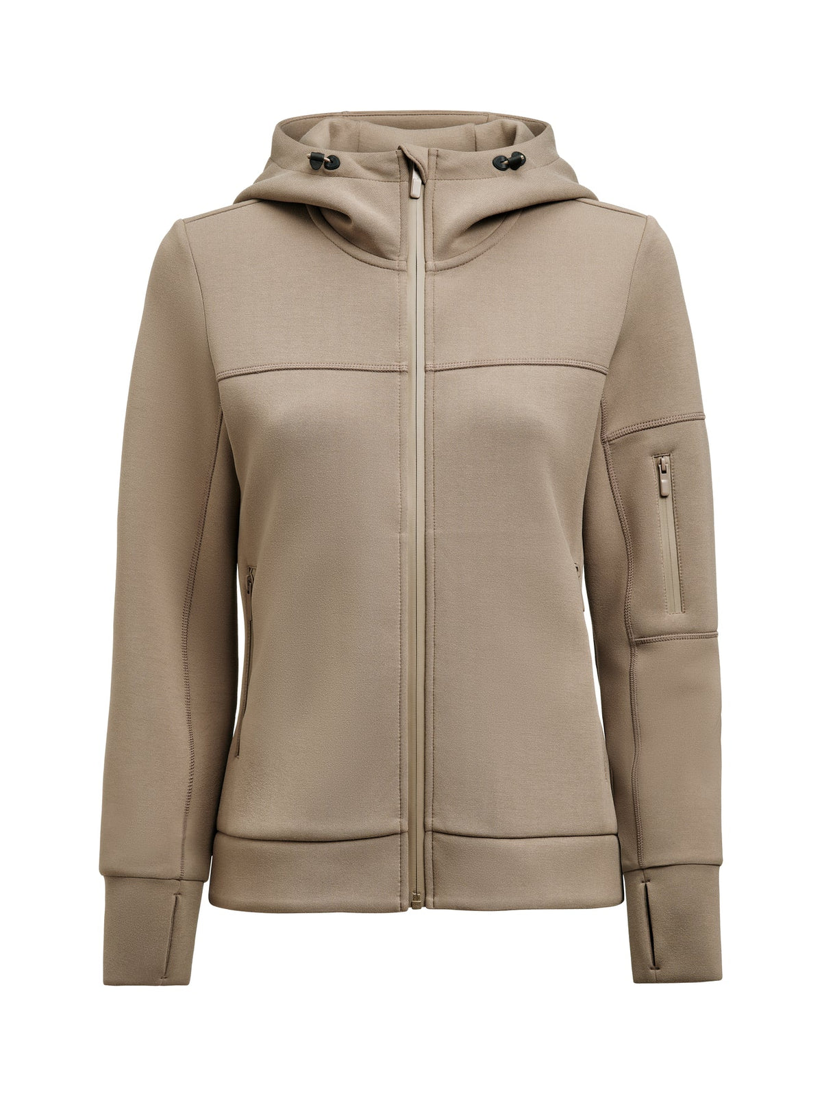 James Harvest Montana Midlayer Woman Walnuss, Vorderansicht