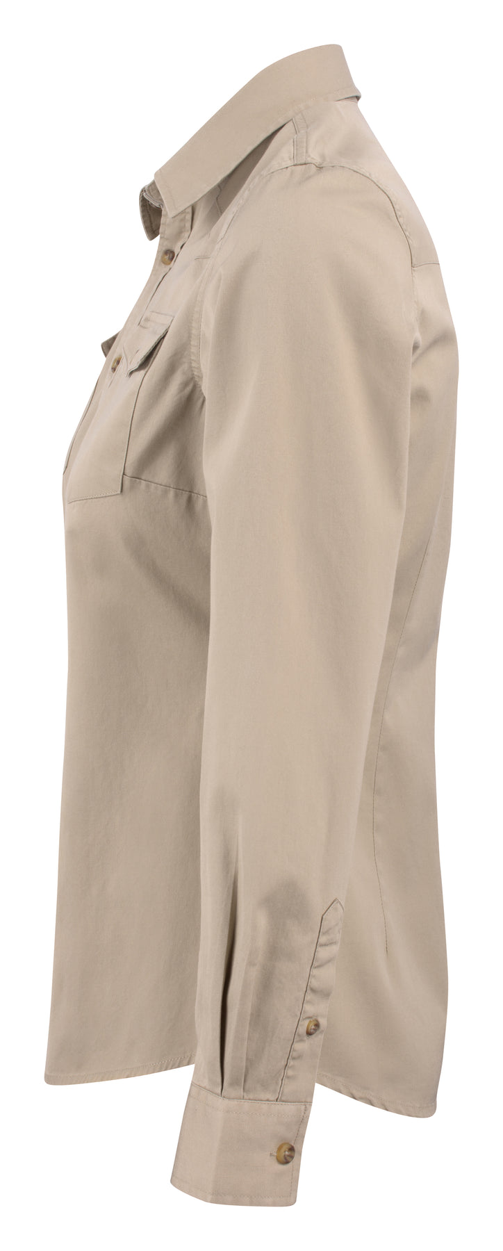 James Harvest Treemore Shirt Ladies Sand, Seitenansicht links