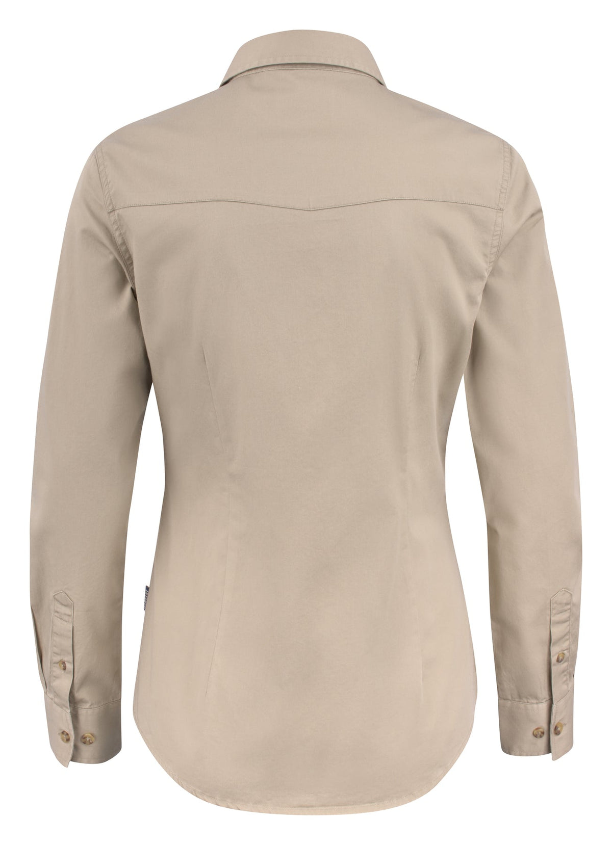James Harvest Treemore Shirt Ladies Sand, Rückansicht