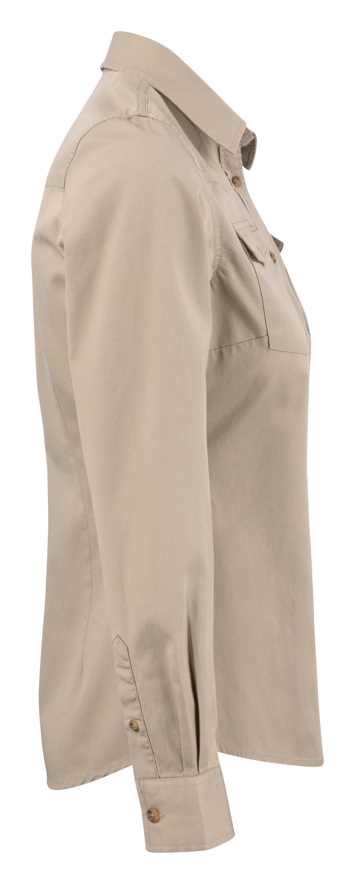 James Harvest Treemore Shirt Ladies Sand, Seitenansicht rechts
